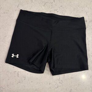 Black Under Armour size large spandex shorts